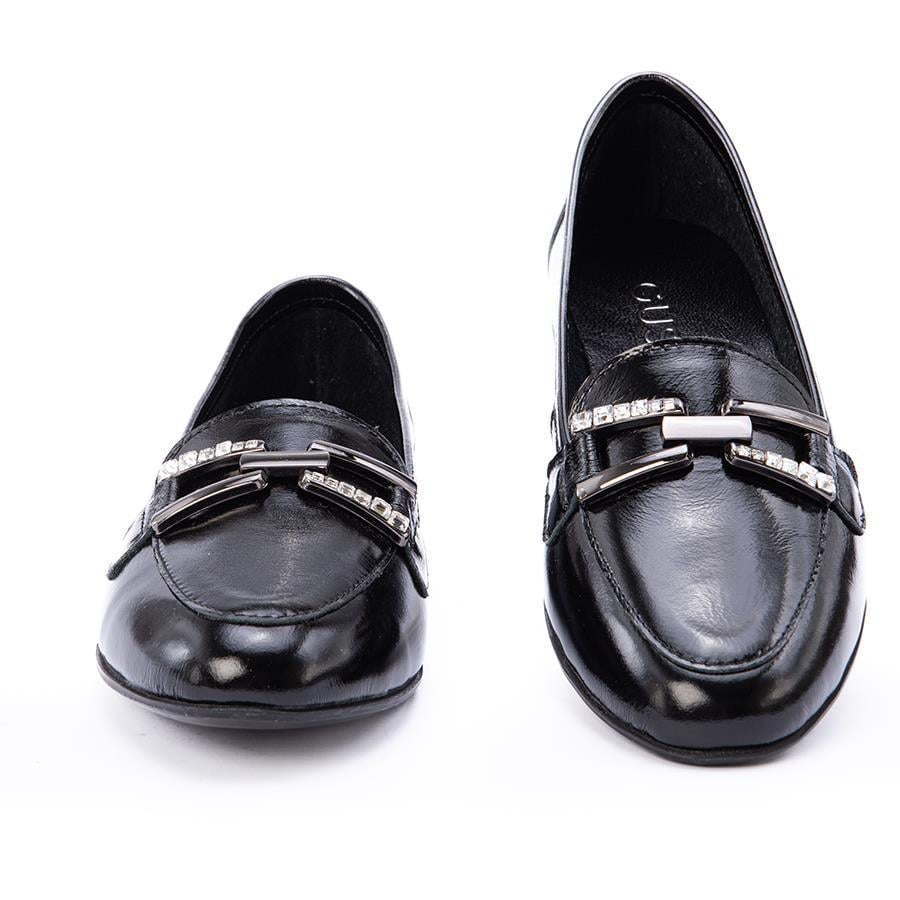 Gusse Vittora Kadın Hakiki Taş Tokalı Rugan Deri Babet 25020-3