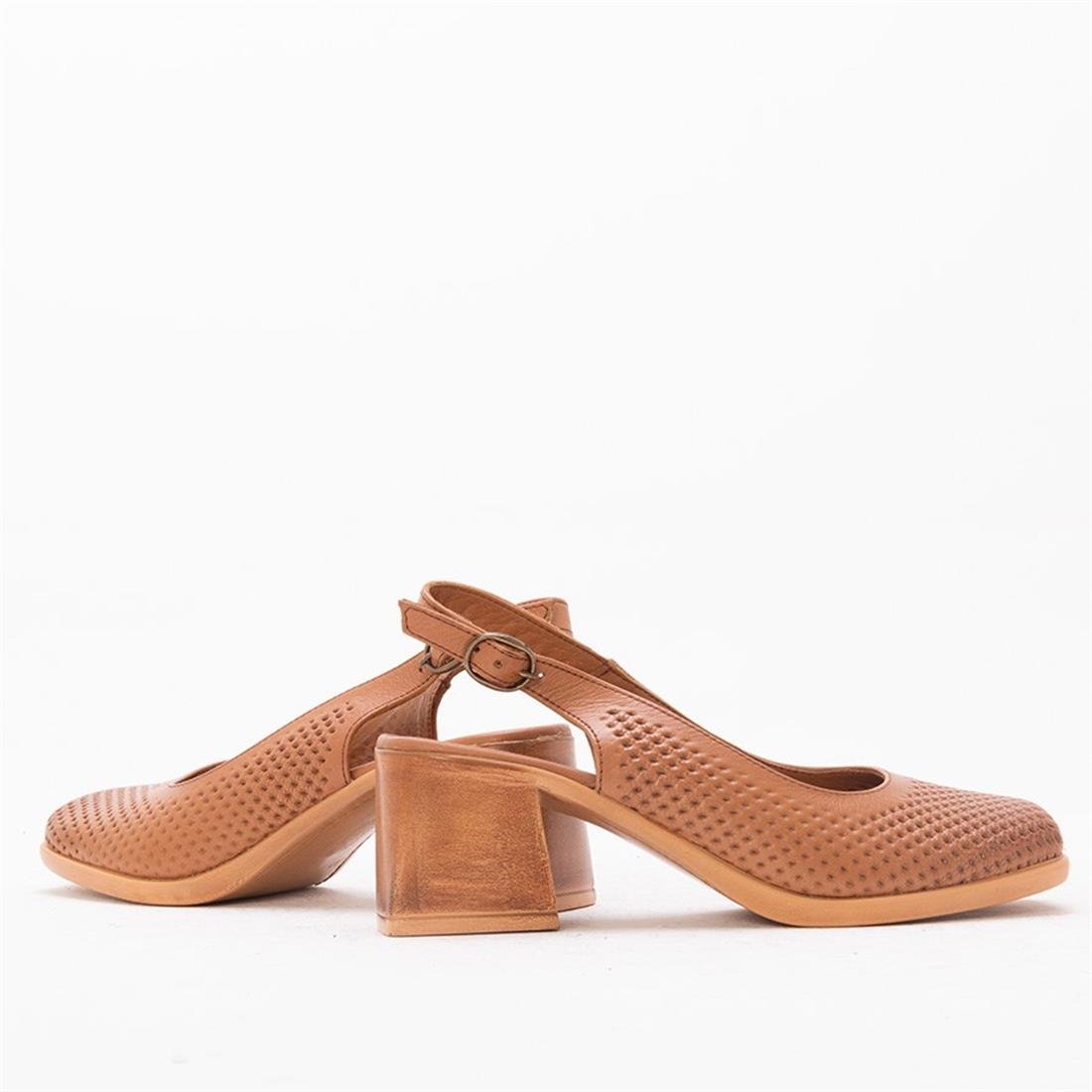 GUSSE VIVIANNE KADIN HAKIKI DERI SANDALET 19002