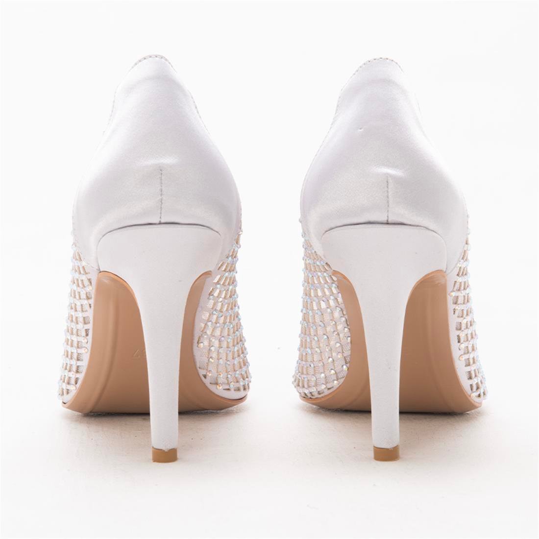 Gusse Whitley Kadin Saten Abiye Stiletto 2023