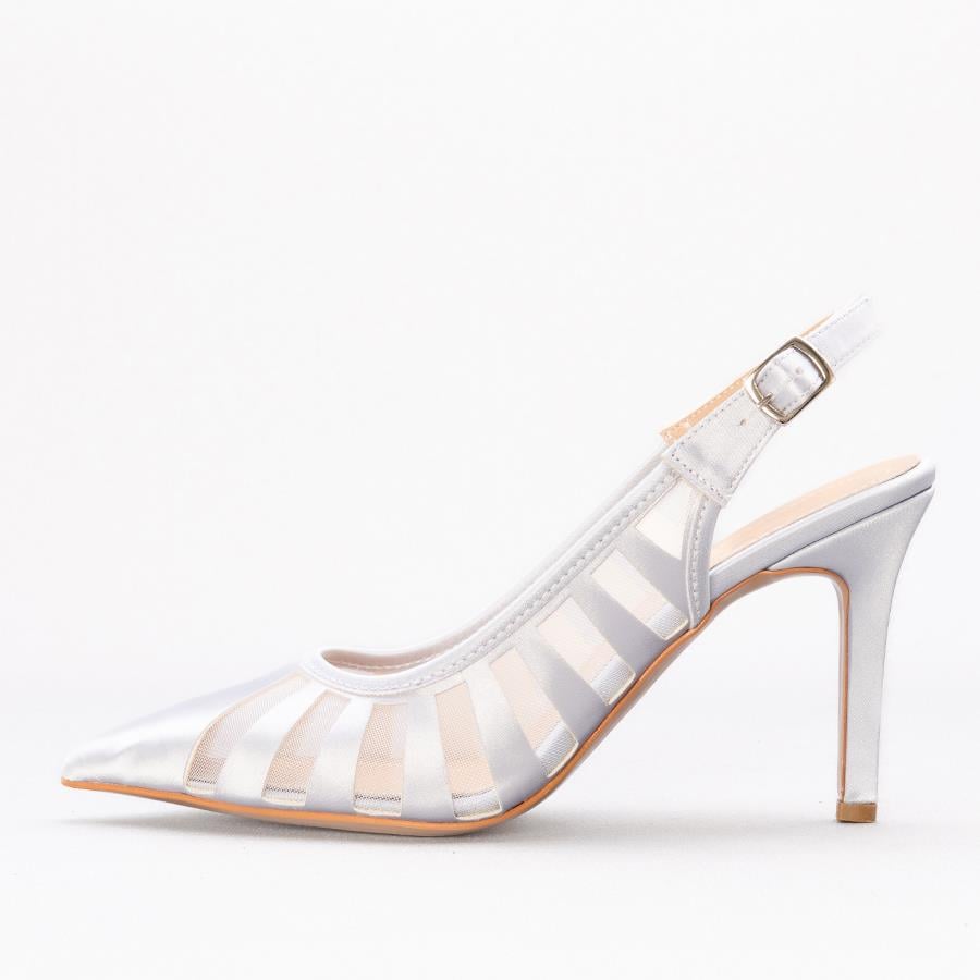 Gusse Yelpaze Kadın Saten Stiletto 1991-4