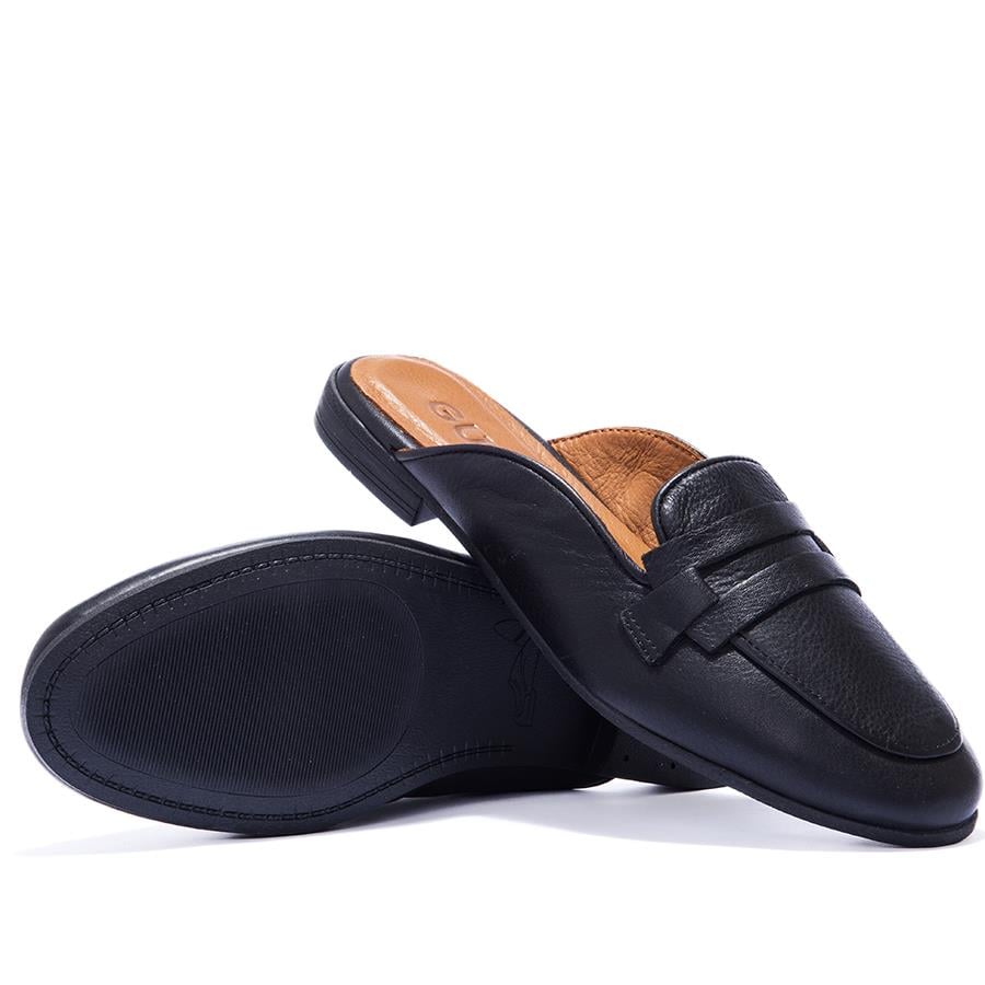 Gusse Yordanka Kadın Hakiki Deri Memory Foam Terlik 23121