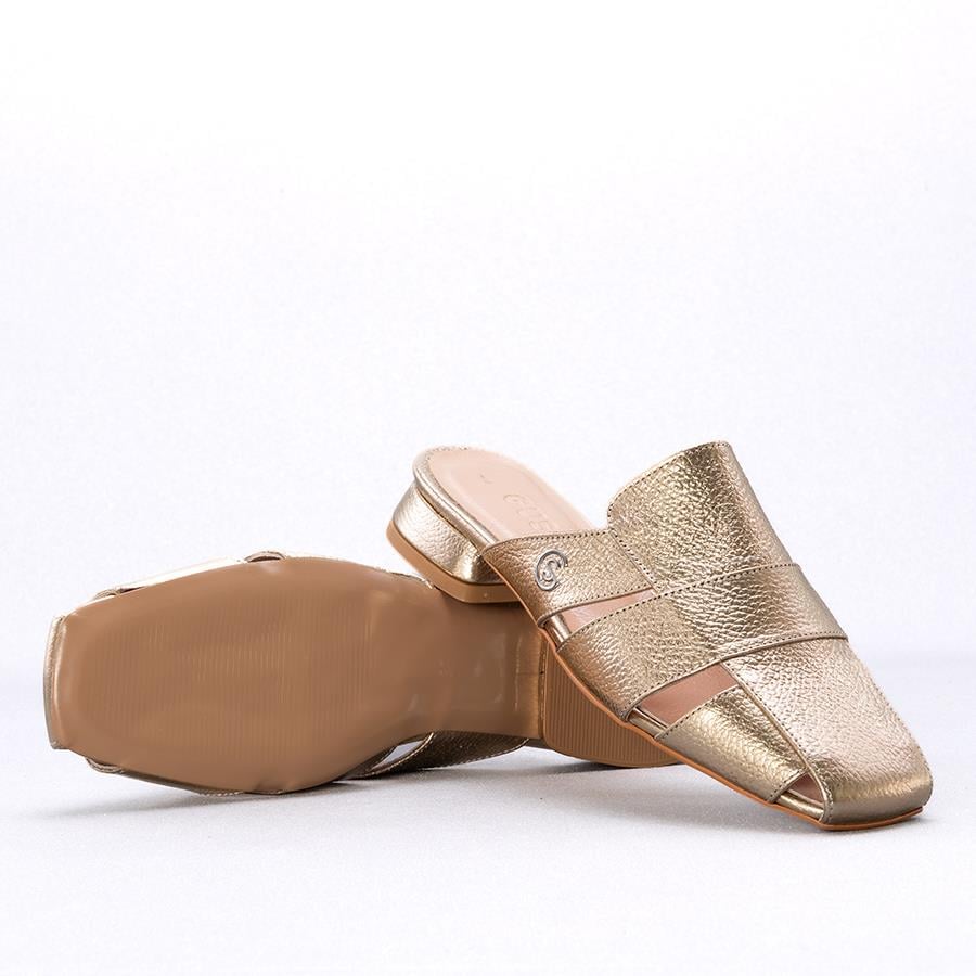 Gusse Yulia Kadın Hakiki Deri Abiye Terlik K1597