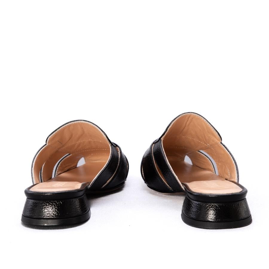 Gusse Yulia Kadın Hakiki Deri Abiye Terlik K1597