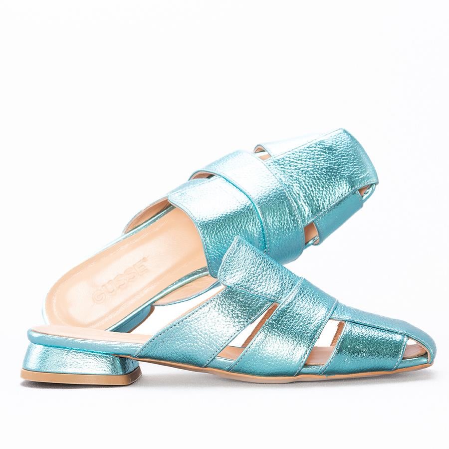 Gusse Yulia Kadın Hakiki Deri Abiye Terlik K1597