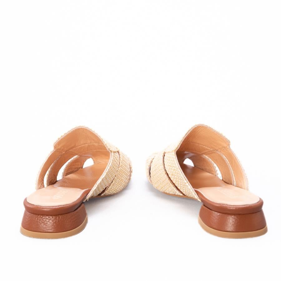 Gusse Yulia Kadın Hasır Örgü Abiye Terlik K1597-4