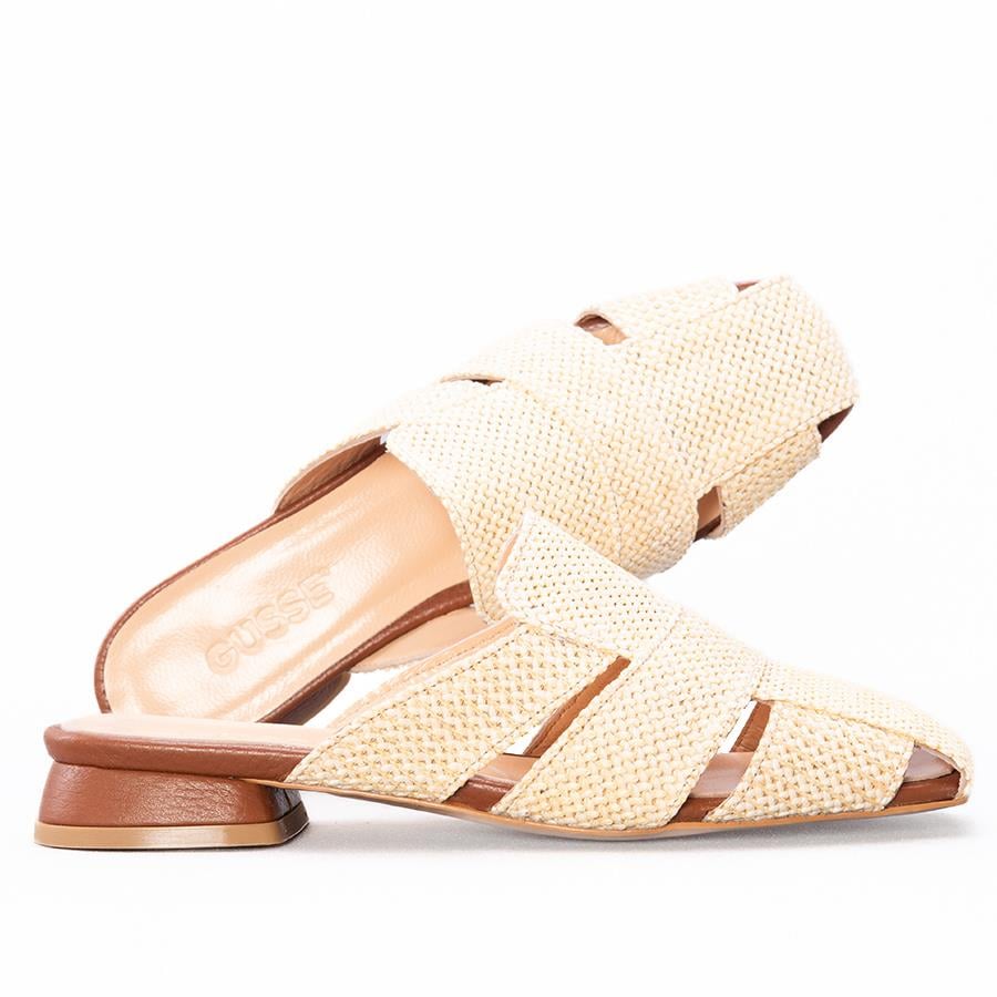 Gusse Yulia Kadın Hasır Örgü Abiye Terlik K1597-4
