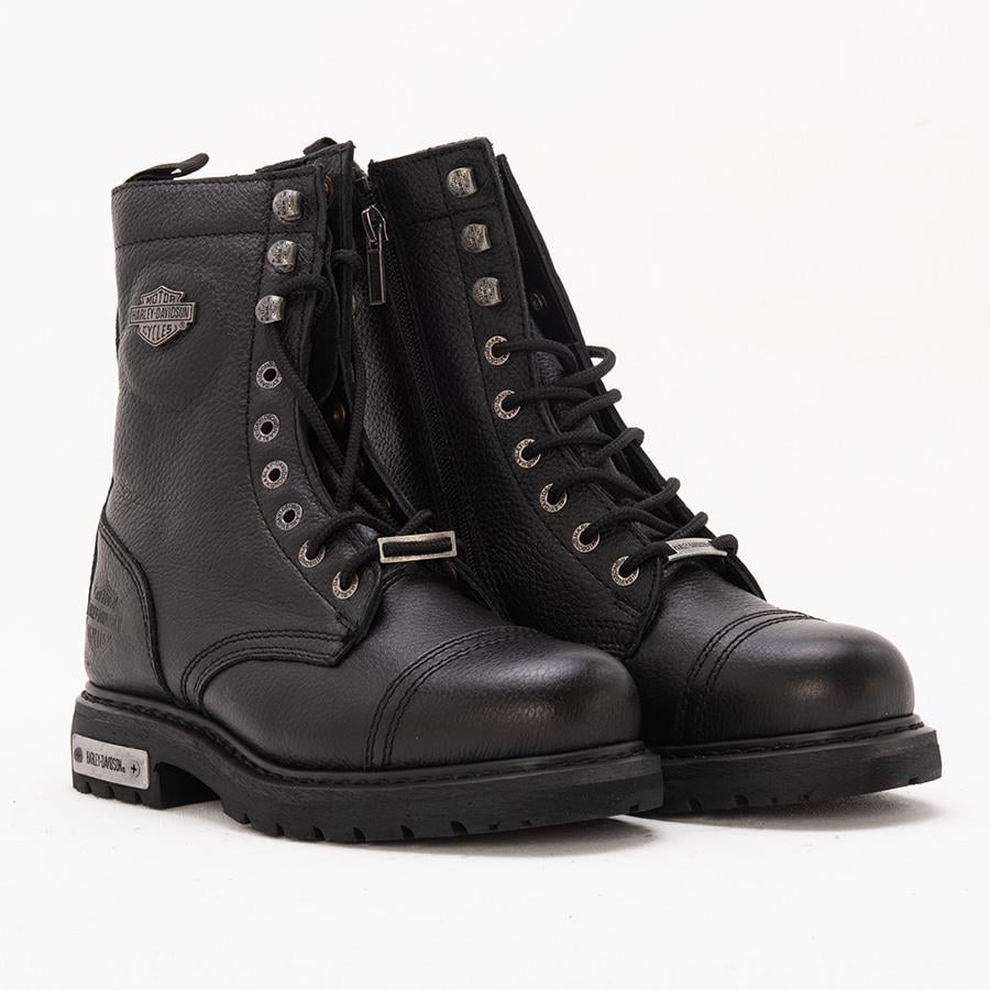 Harley Davidson Colmar Baskılı Deri Bot 025100553-3