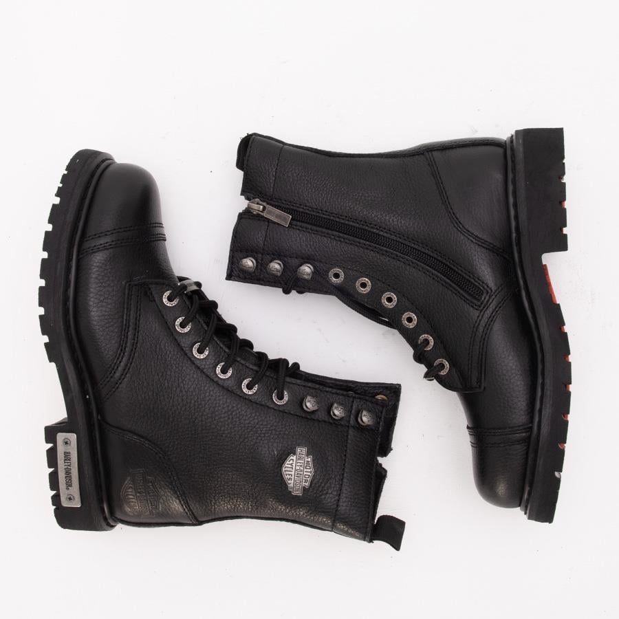 Harley Davidson Colmar Baskılı Deri Bot 025100553-3