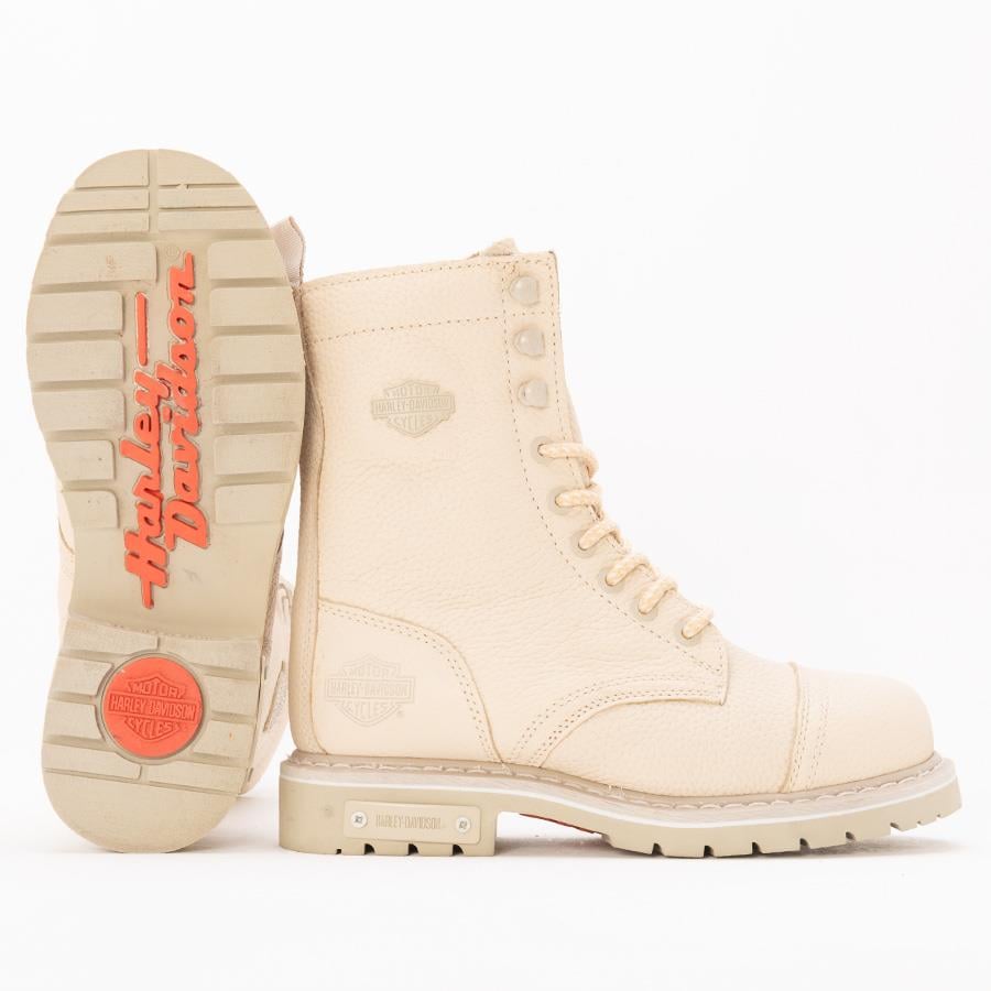 Harley Davidson Colmar Kadin Baskili Deri Bot