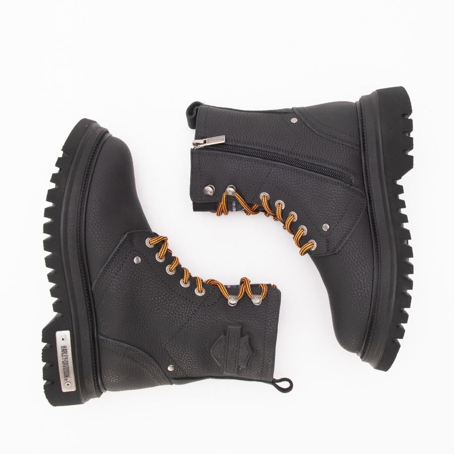 Harley Davidson Dearie Kadın Baskılı Deri Bot