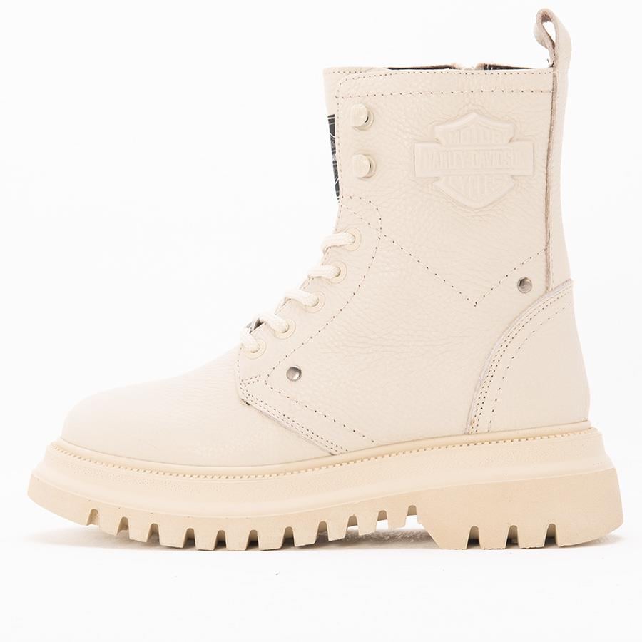 Harley Davidson Dearie Kadın Baskılı Deri Bot