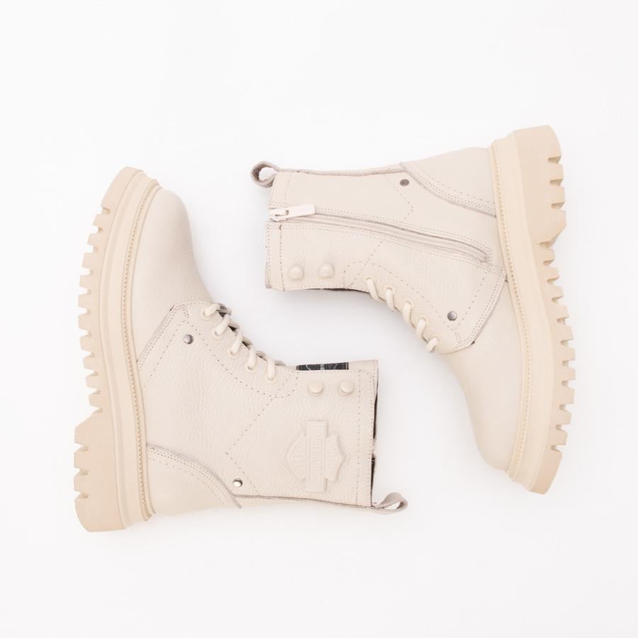 Harley Davidson Dearie Kadın Baskılı Deri Bot