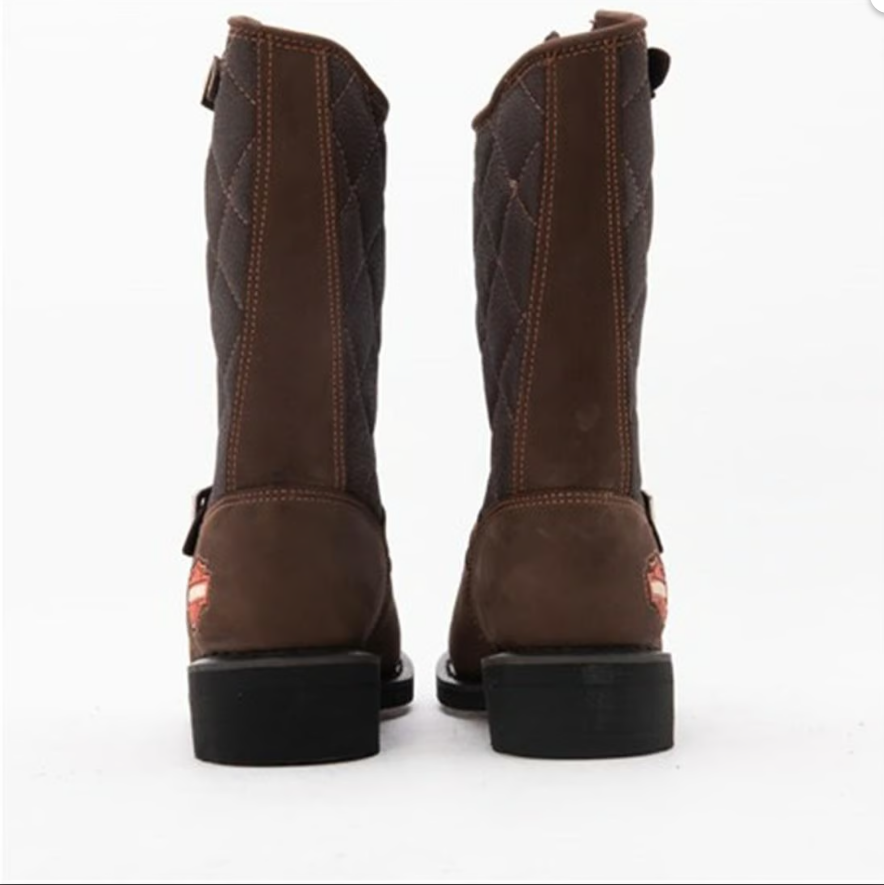 Harley Davidson Laconia Erkek Nubuk Deri Çizme