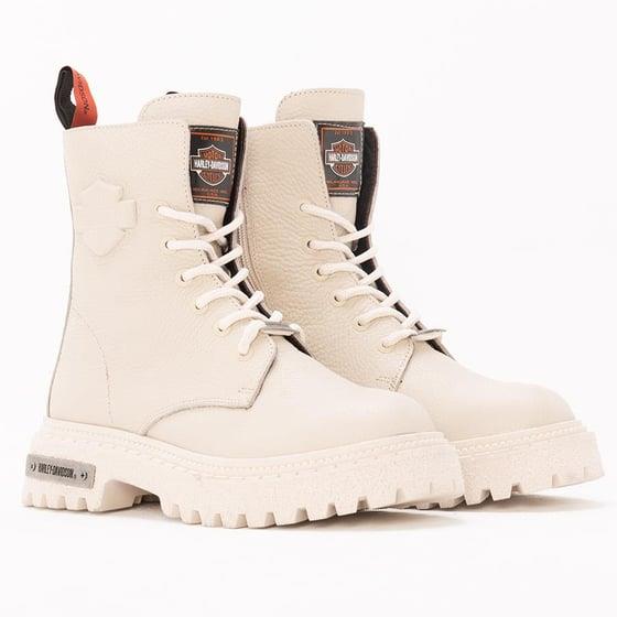 Harley Davidson Margaret Kadın Baskı Deri Bot 021Z100613