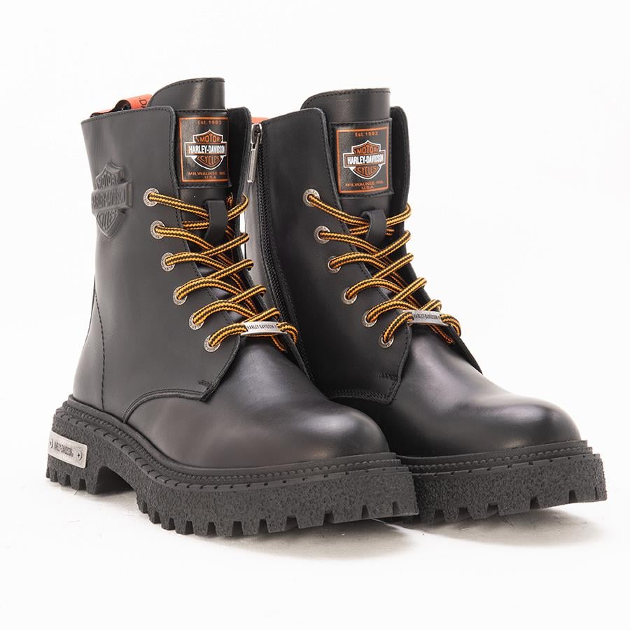 Harley Davidson Margaret Kadın Baskı Deri Bot 021Z100613