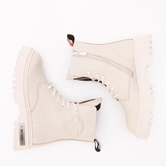 Harley Davidson Margaret Kadın Baskı Deri Bot 021Z100613