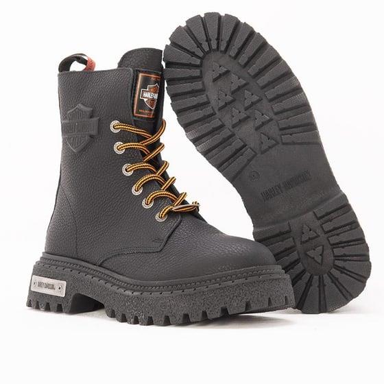 Harley Davidson Margaret Kadın Baskı Deri Bot 021Z100613