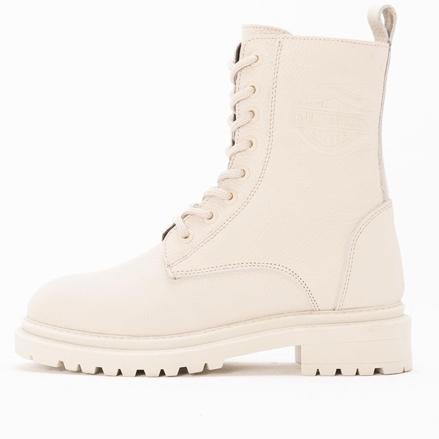 Harley Davidson Rebel Kadın Baskılı Deri Bot