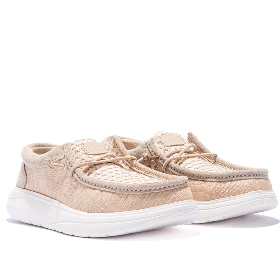 Hey Dude Wally Comf Woven Mn's Cream Sneaker Ayakkabı 43639-0MD