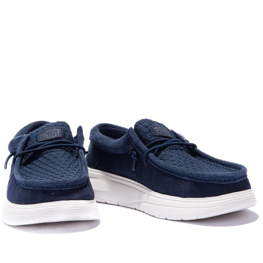 Hey Dude Wally Comf Woven Mn's Navy Sneaker Ayakkabı 43639-4UX