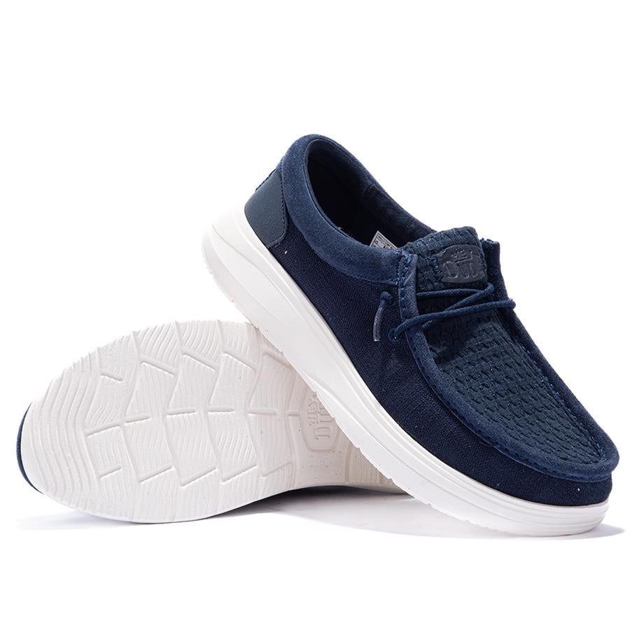 Hey Dude Wally Comf Woven Mn's Navy Sneaker Ayakkabı 43639-4UX