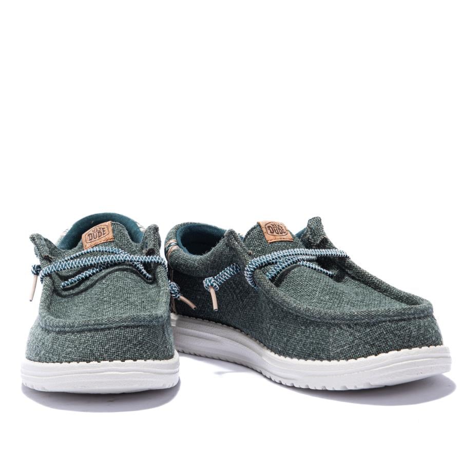 Hey Dude Wally Jute Mn's Green Sneaker Ayakkabı 43085-336