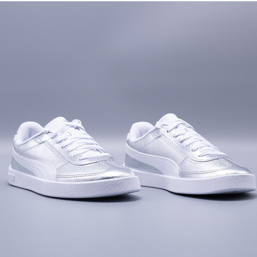 Puma Club II Era Metallic Silver Kadın Sneaker Ayakkabı 404461-02