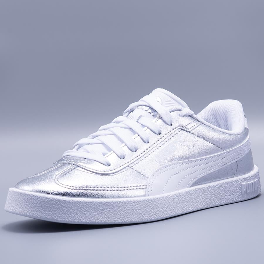 Puma Club II Era Metallic Silver Kadın Sneaker Ayakkabı 404461-02