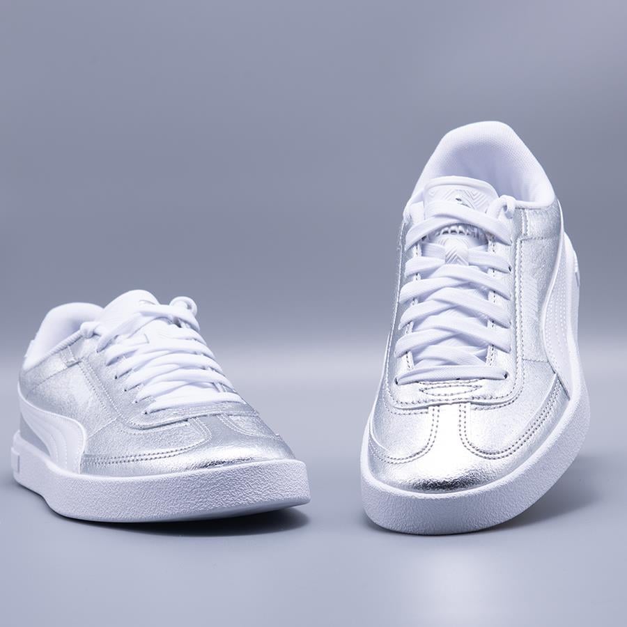 Puma Club II Era Metallic Silver Kadın Sneaker Ayakkabı 404461-02