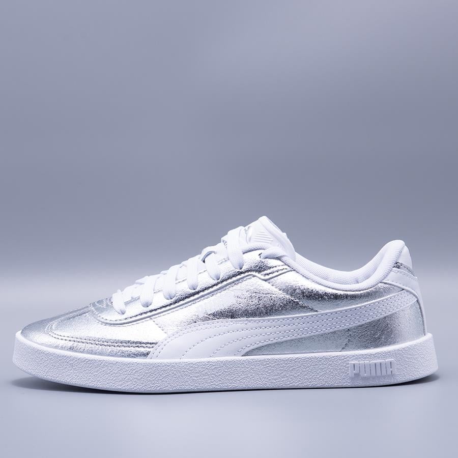 Puma Club II Era Metallic Silver Kadın Sneaker Ayakkabı 404461-02