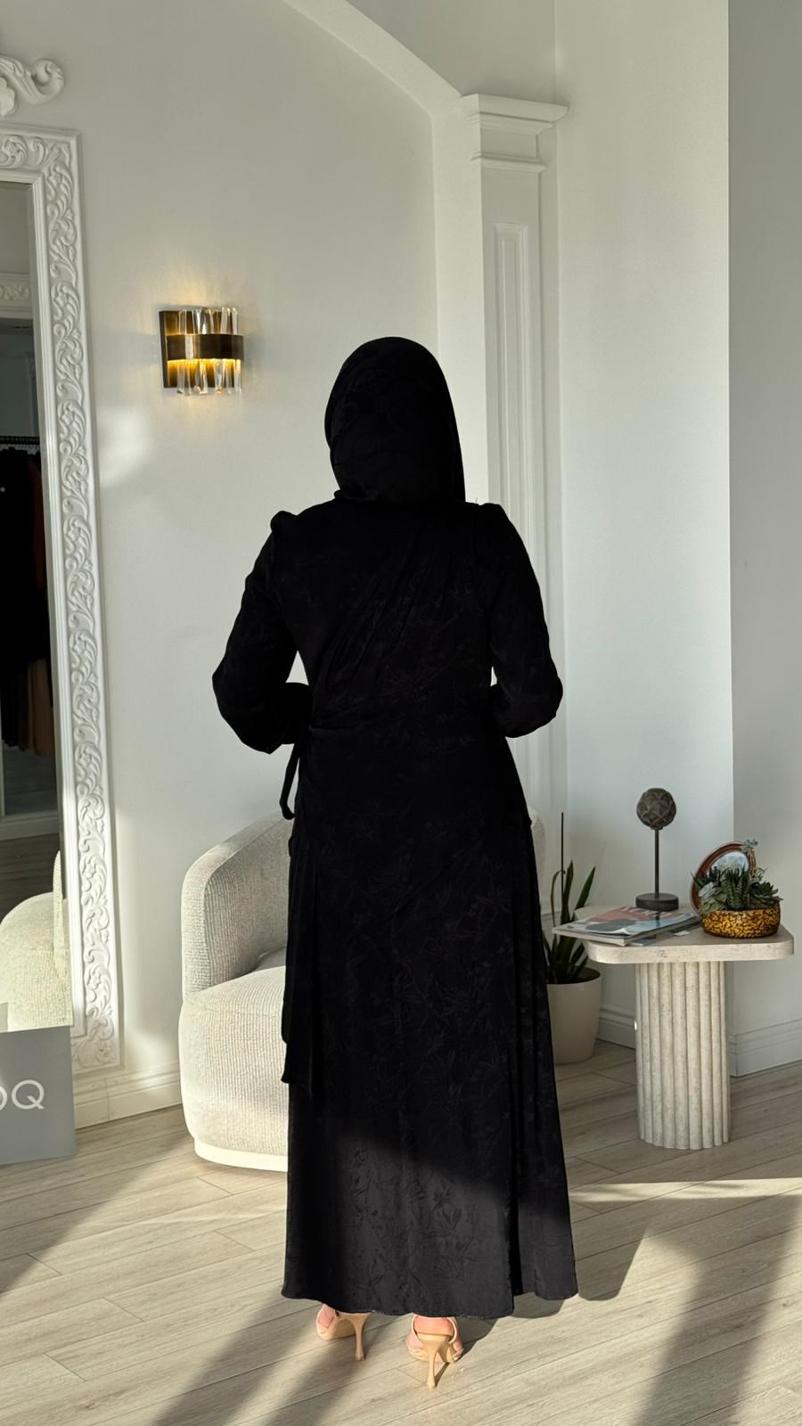 Almarwah 2 Parçalı Desenli Elbise 905008
