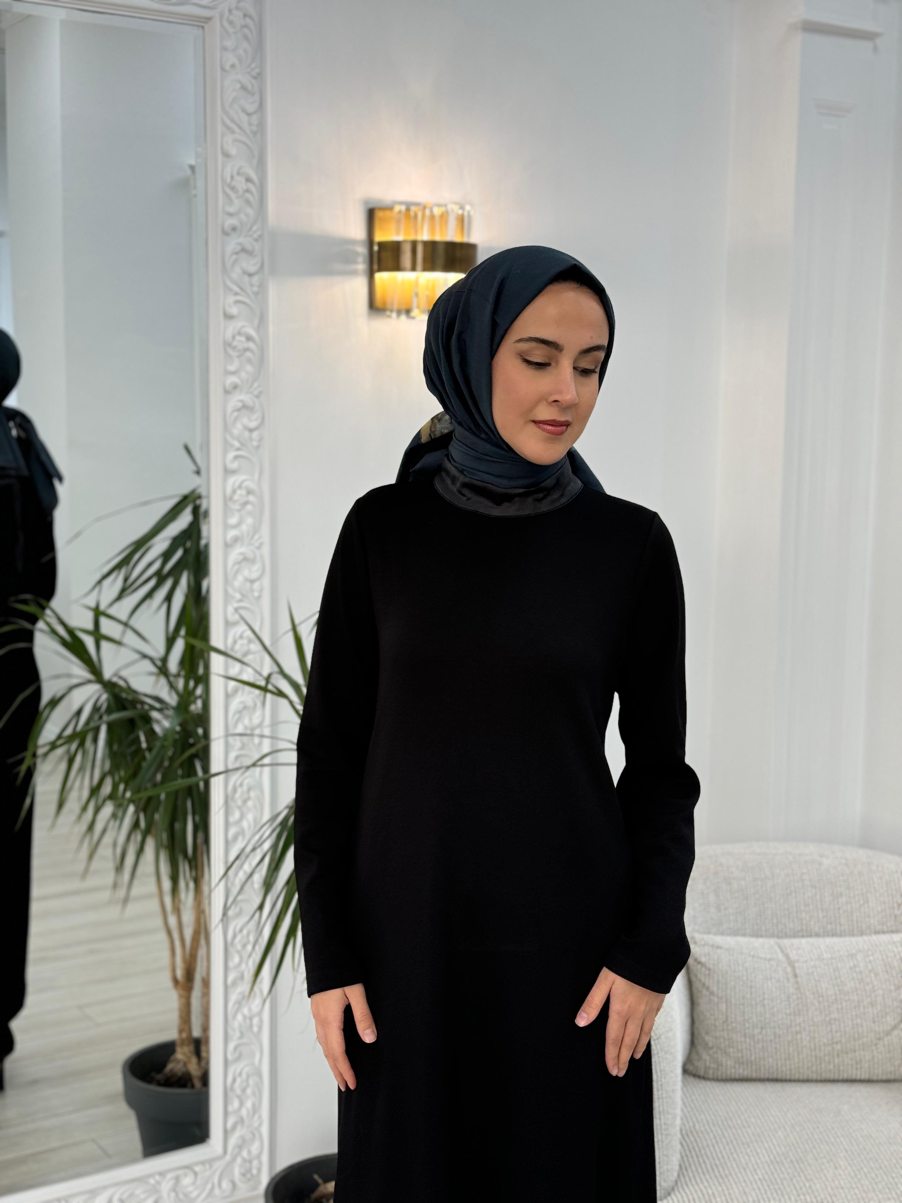 Almarwah Arkası Düğmeli Elbise 303797