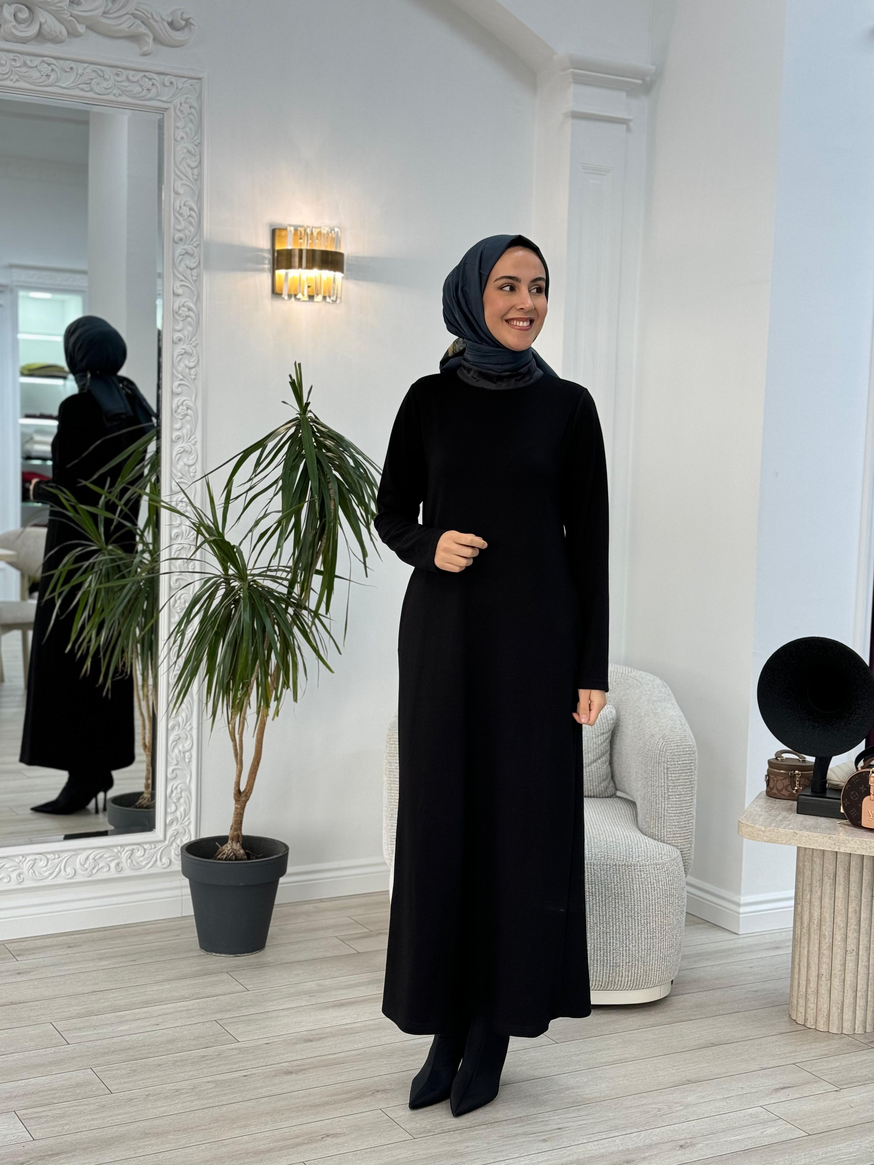 Almarwah Arkası Düğmeli Elbise 303797