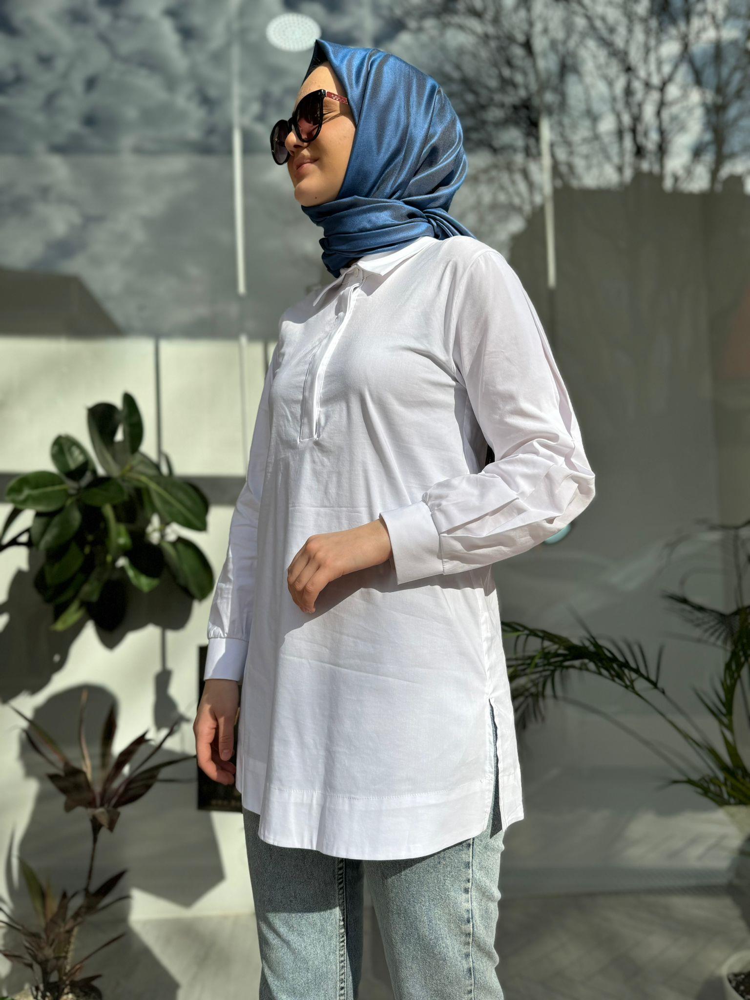 Almarwah Basic Gömlek Beyaz 102023
