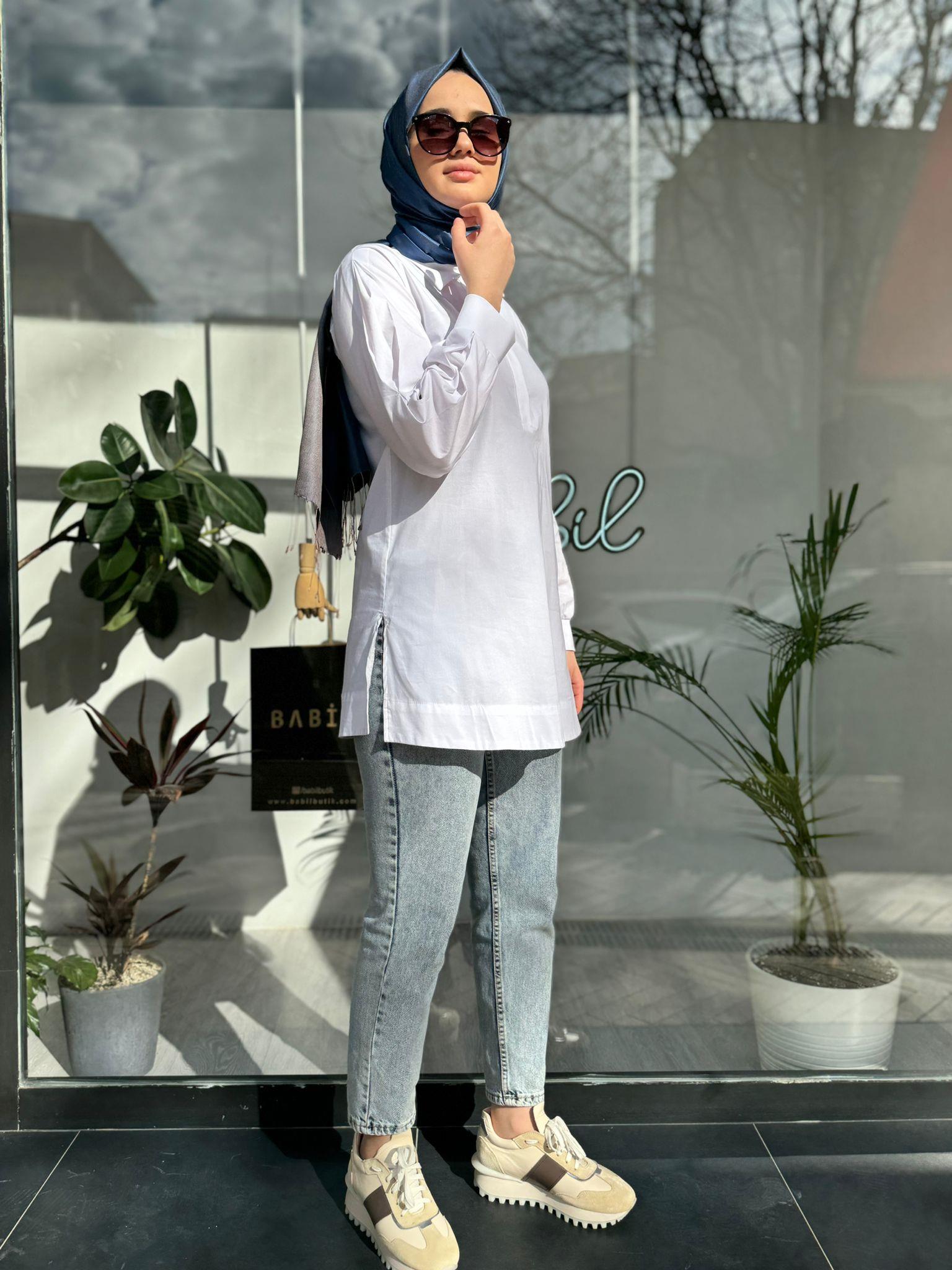 Almarwah Basic Gömlek Beyaz 102023