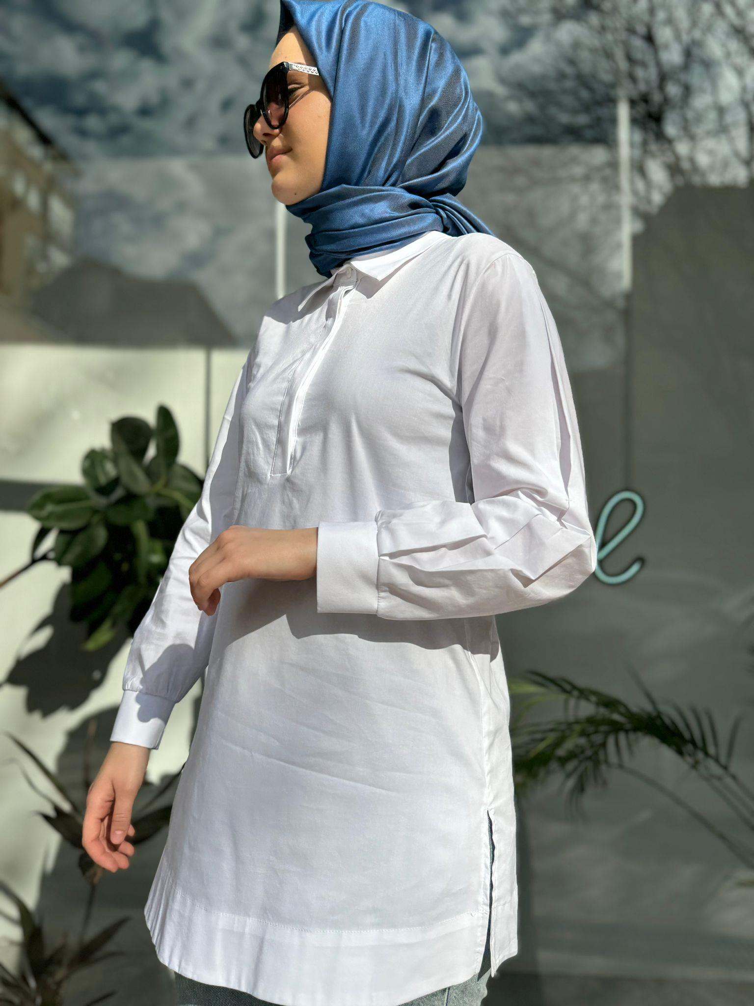 Almarwah Basic Gömlek Beyaz 102023