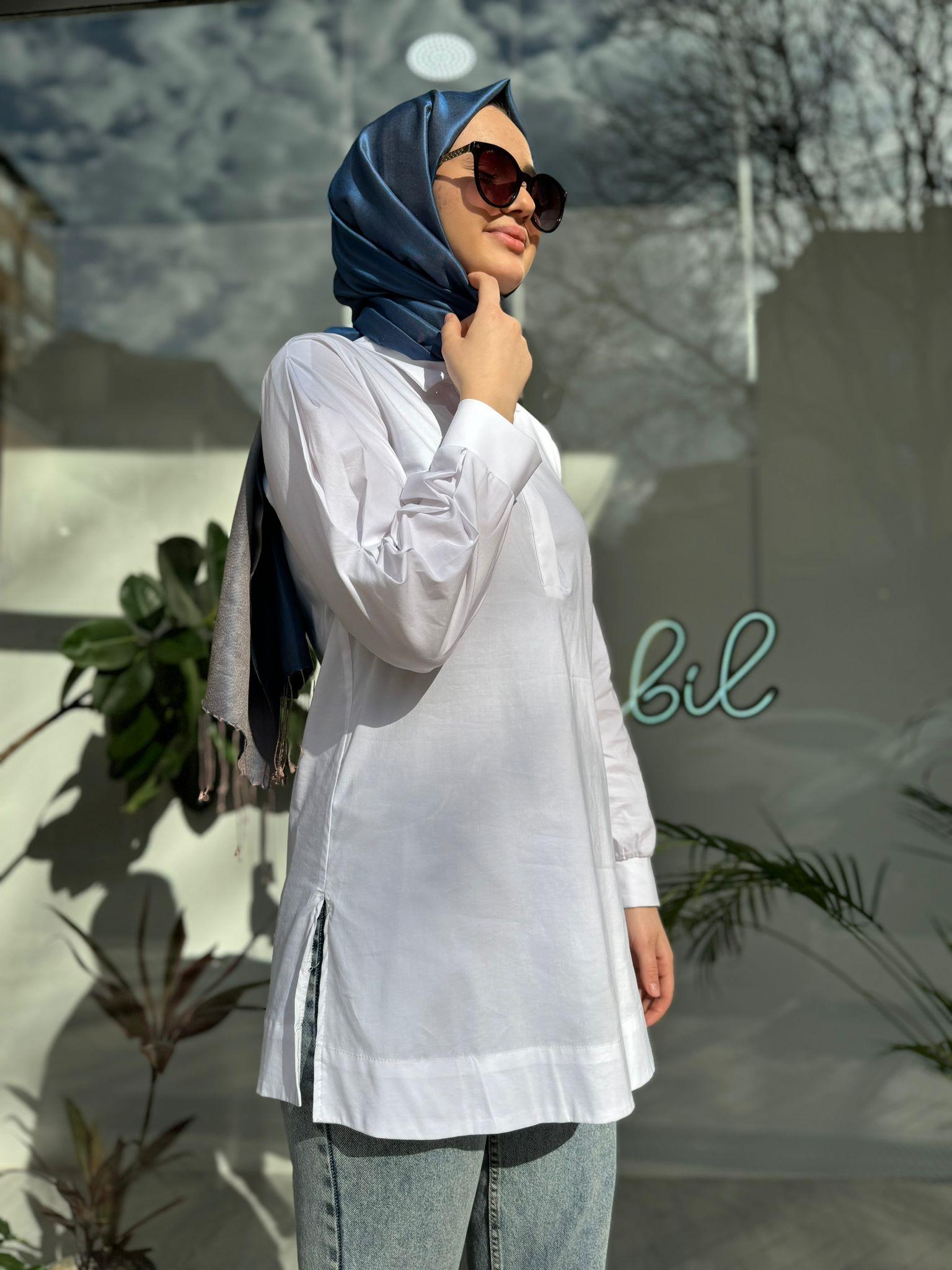 Almarwah Basic Gömlek Beyaz 102023