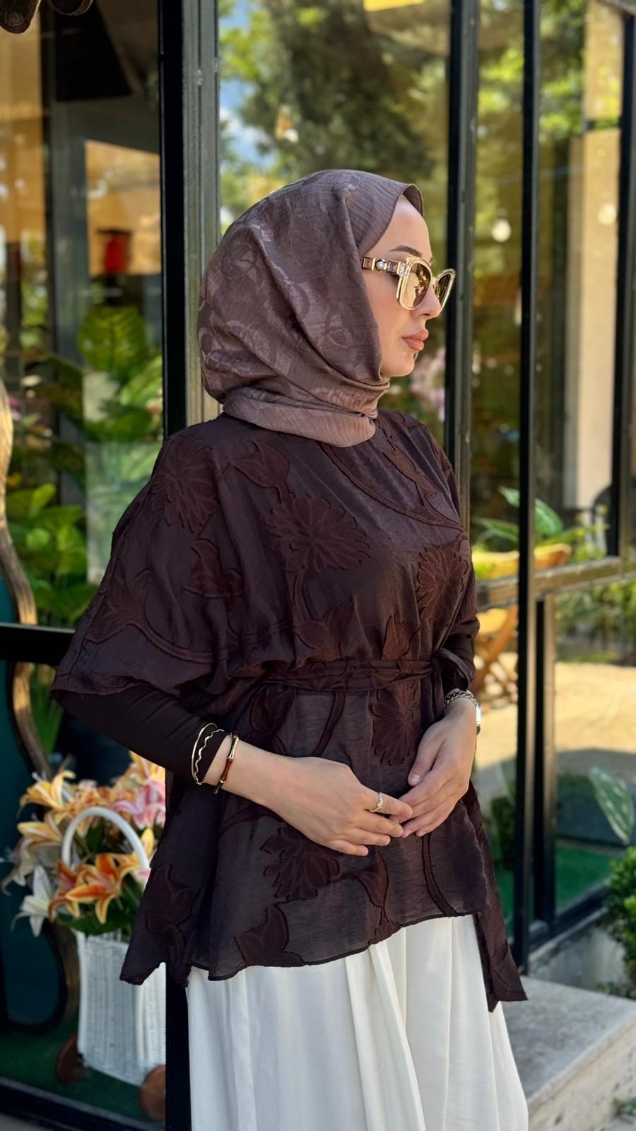 Almarwah Çiçek Desenli Tunik 102255