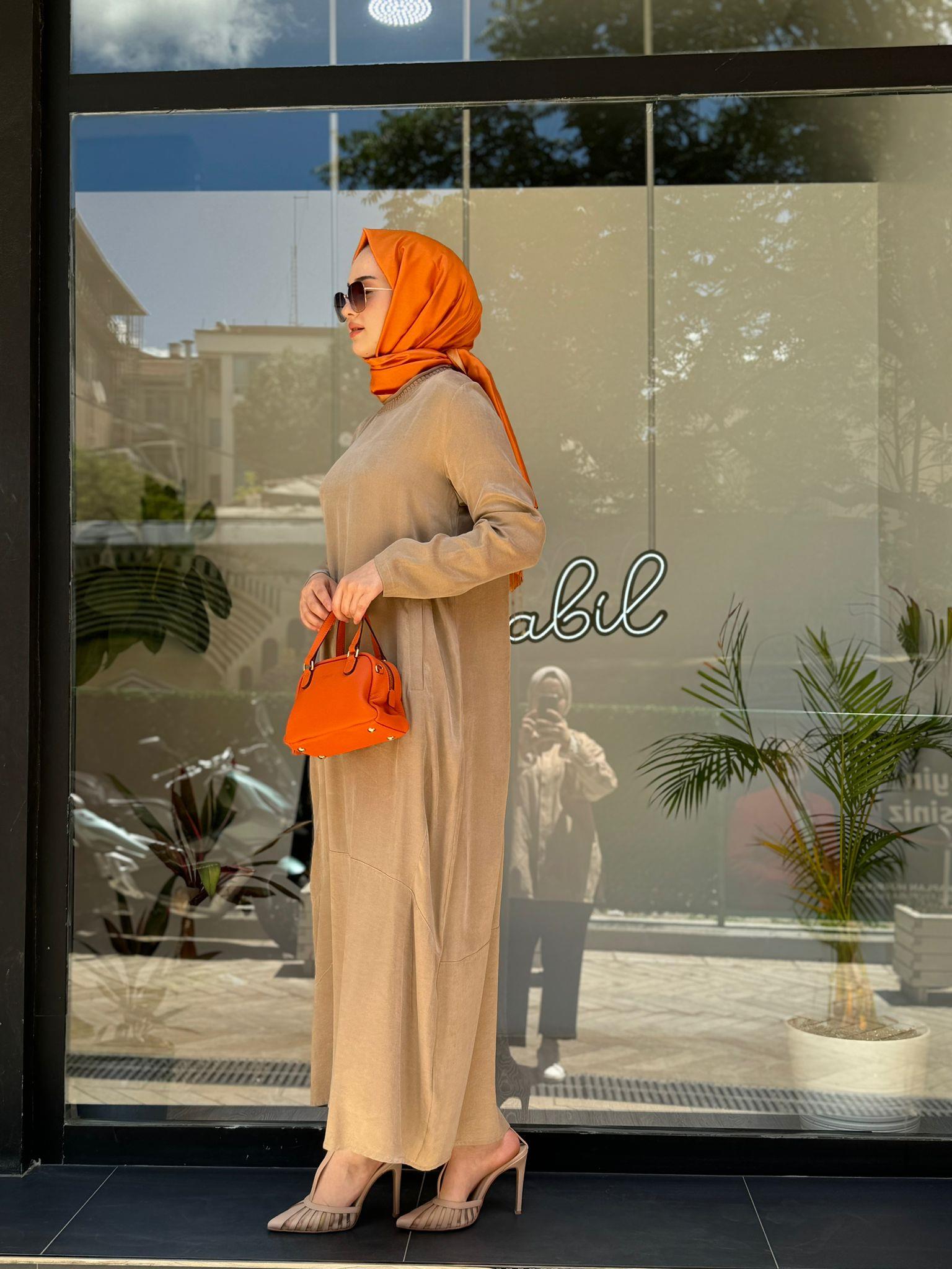Almarwah Cupra Elbise Vizon 303722