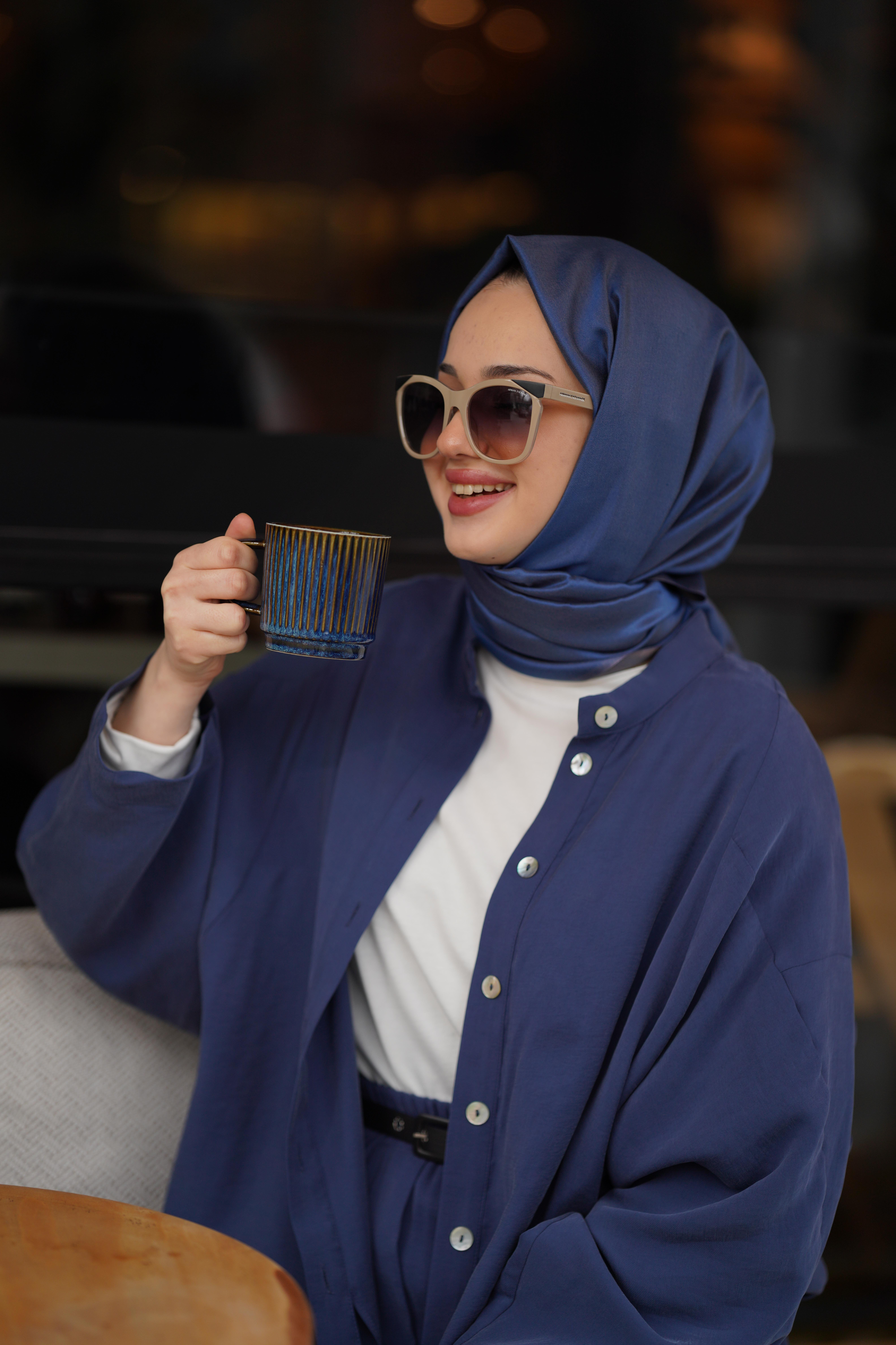 ORGANIC COTTON CUPRA FLOW サイズ2 Embroidered Collar Cupra Two-Piece Set in Khaki