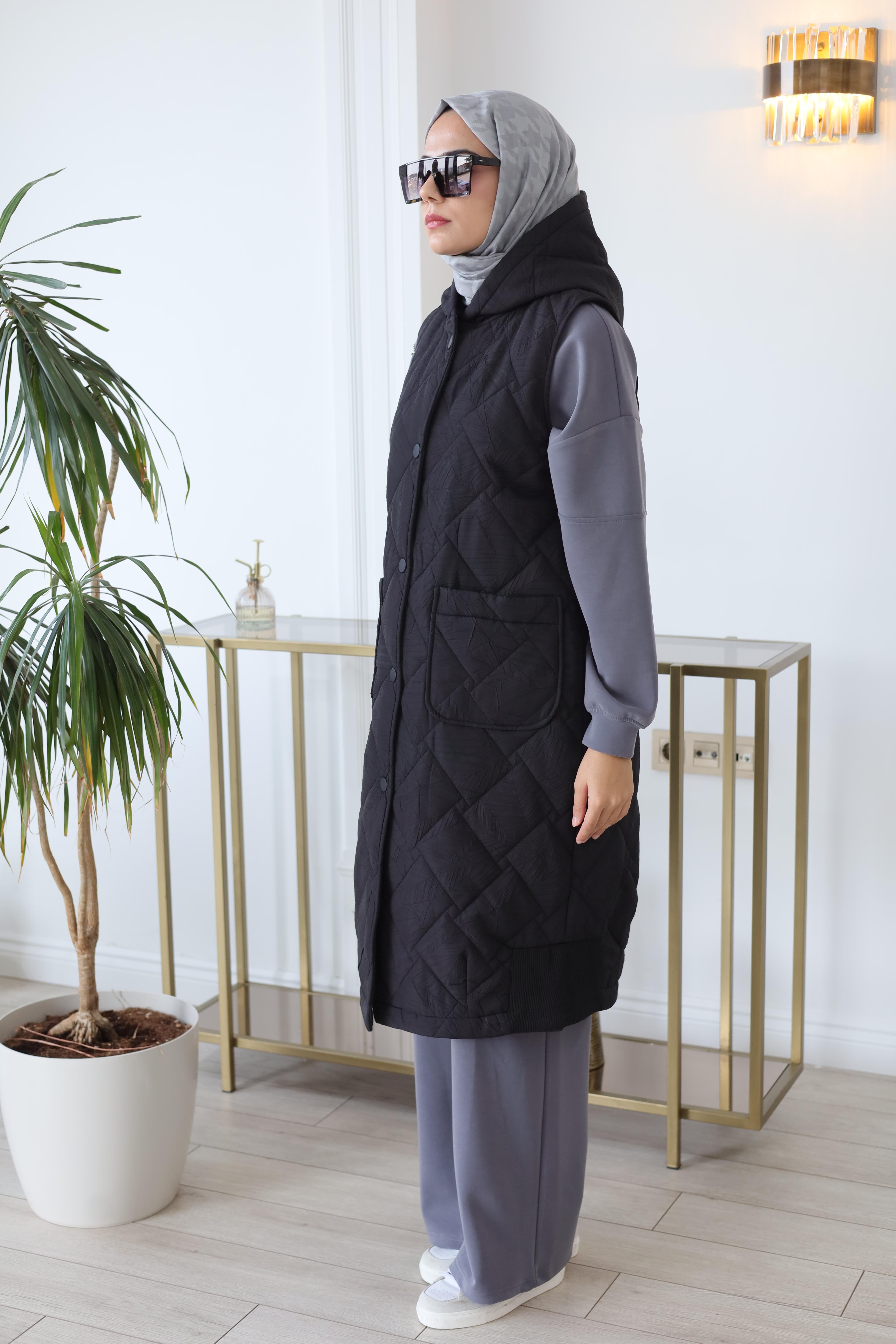 Almarwah Desenli Yelek 505329