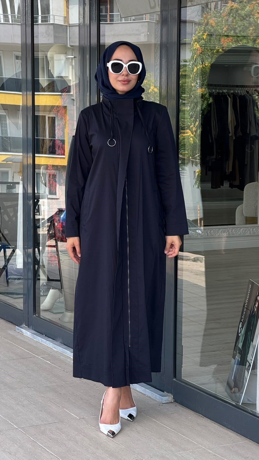 Almarwah Dik Yaka Halka Fermuarlı Kap 405027