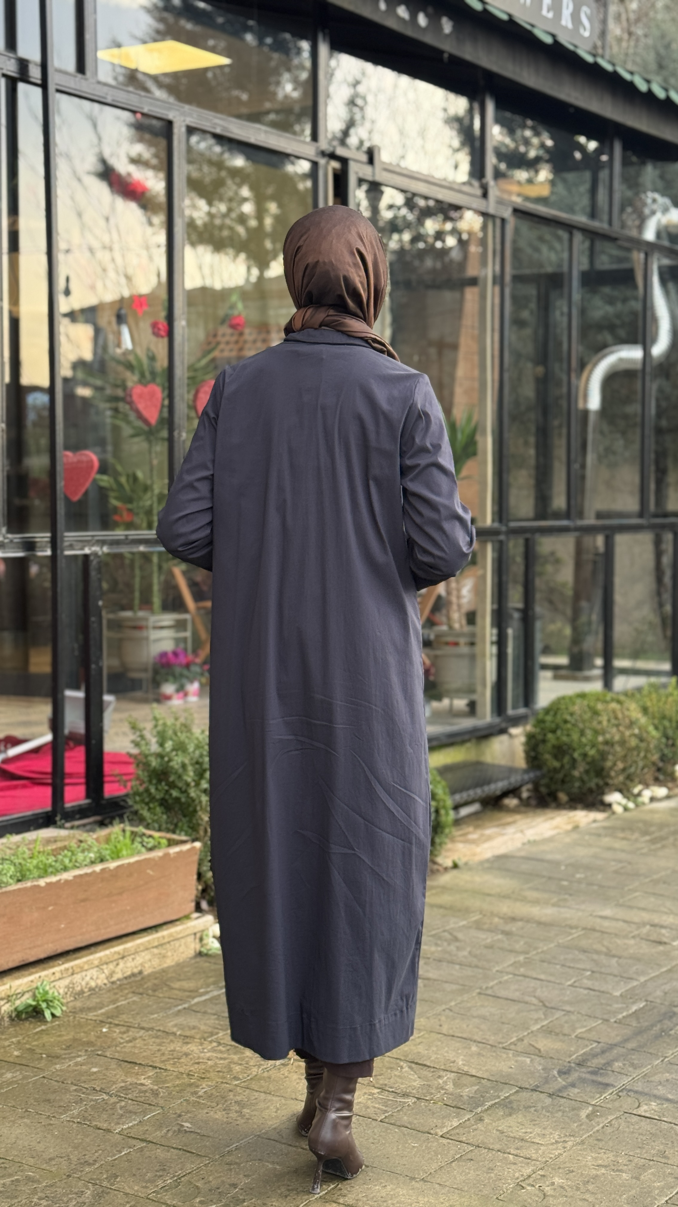 Almarwah Dik Yaka Halka Fermuarlı Kap 405027