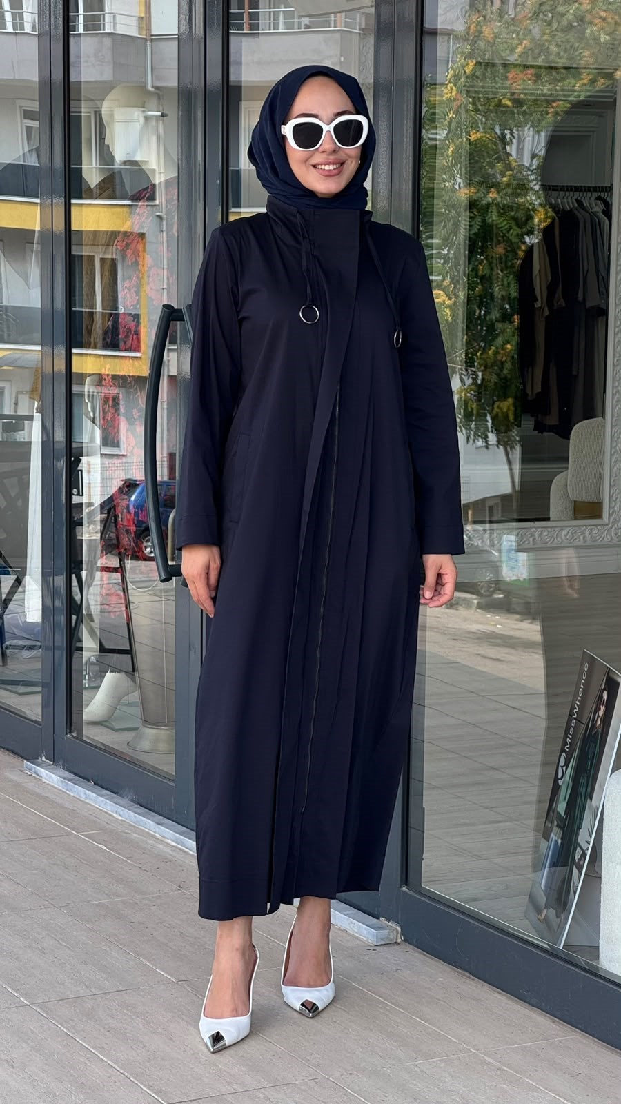 Almarwah Dik Yaka Halka Fermuarlı Kap 405027