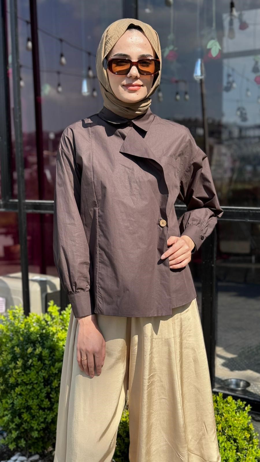 Almarwah Düğmeli Gömlek 101005