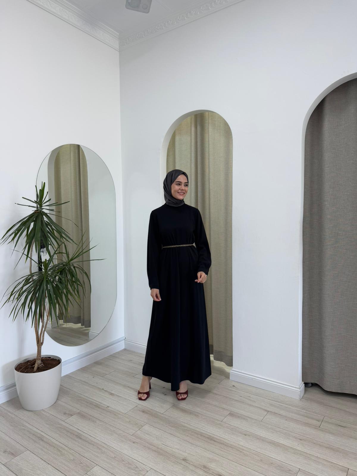 Almarwah Elbise Siyah 90494
