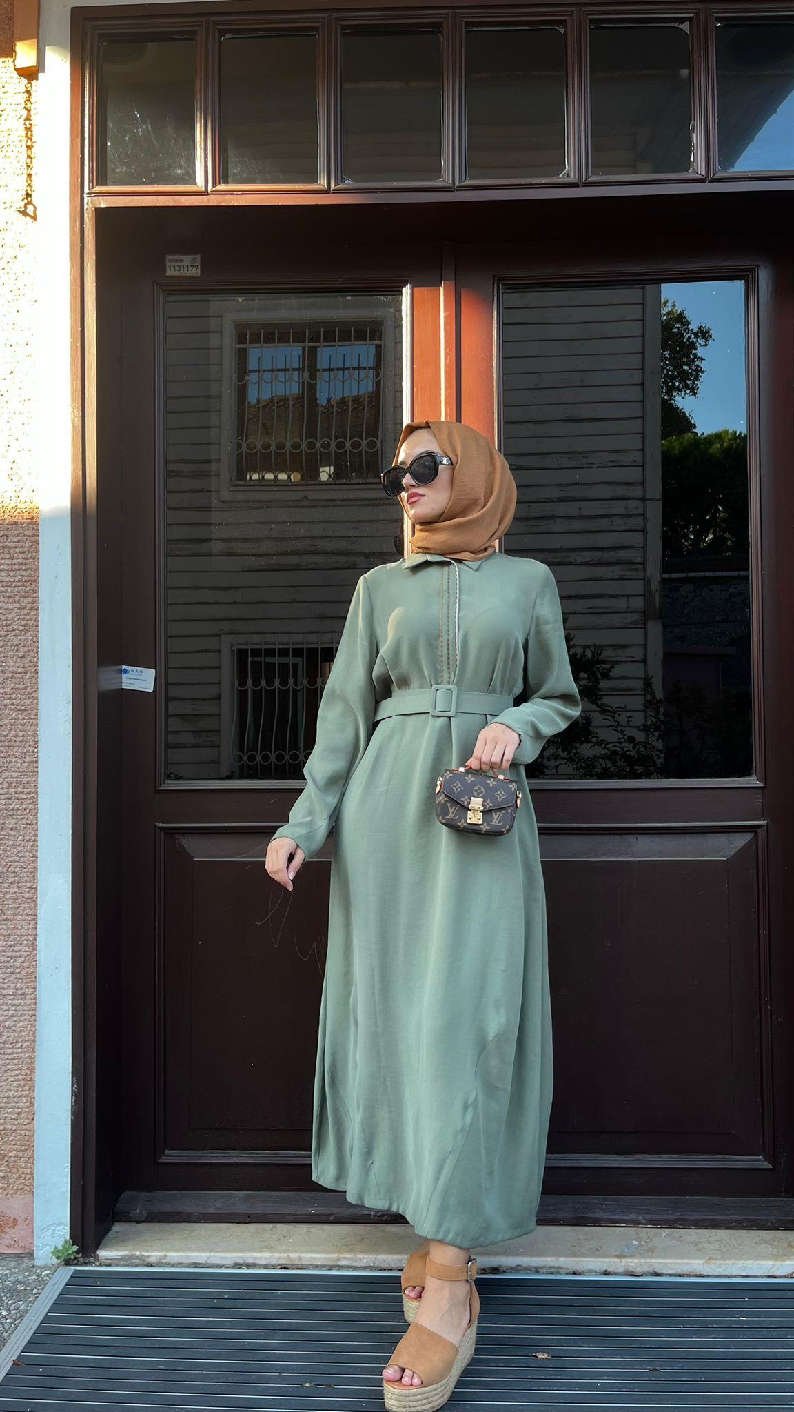 Almarwah Elbise Yeşil 303775