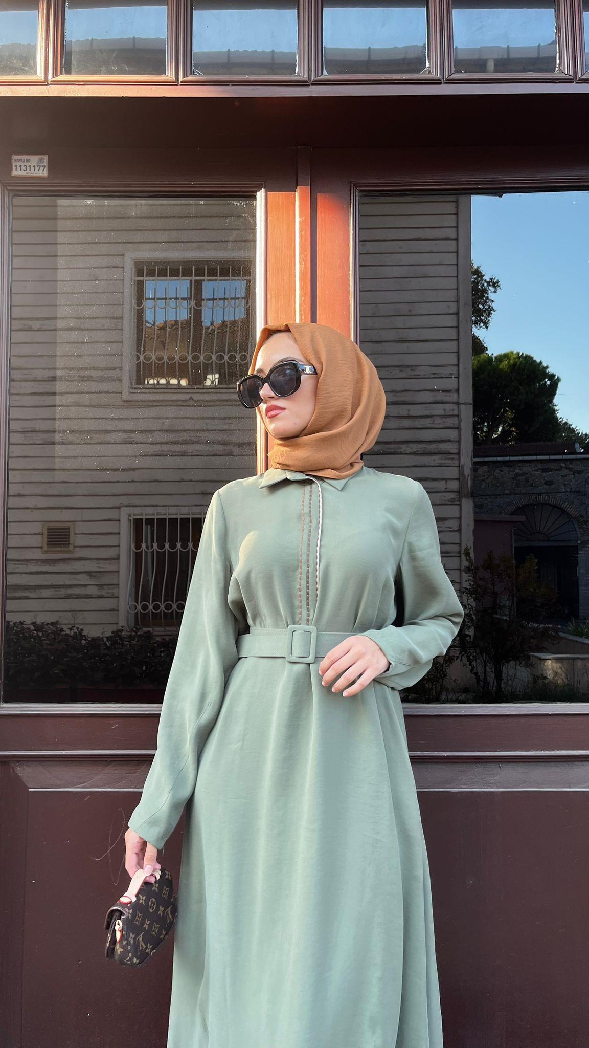 Almarwah Elbise Yeşil 303775