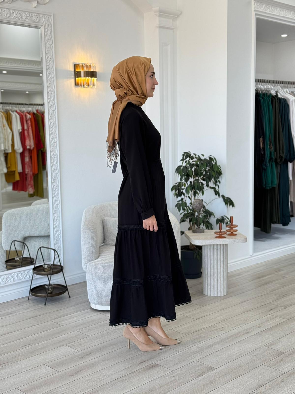 Almarwah Etek Detaylı Elbise 303877