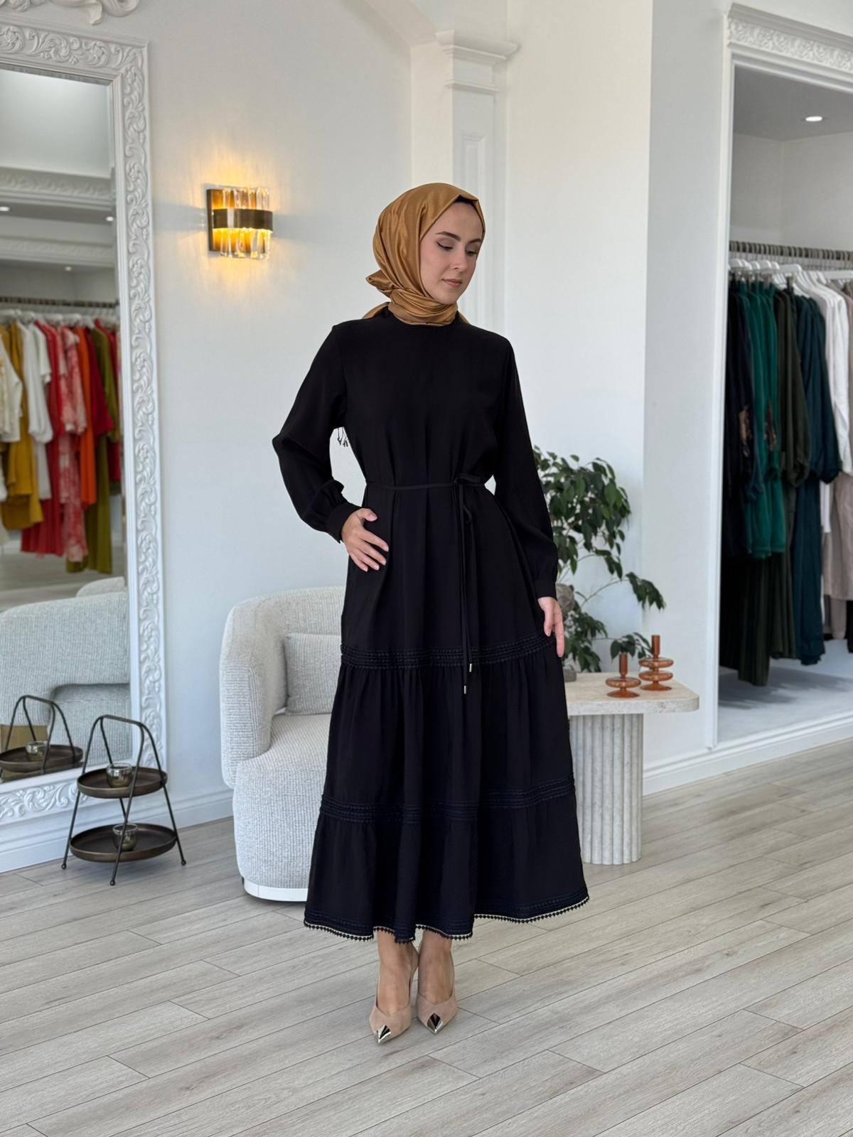 Almarwah Etek Detaylı Elbise 303877